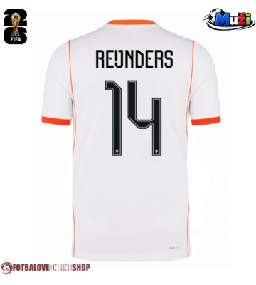 Nizozemsko Tijjani Reijnders #14 Venkovní Dres MS 2026 Krátkým Rukávem
